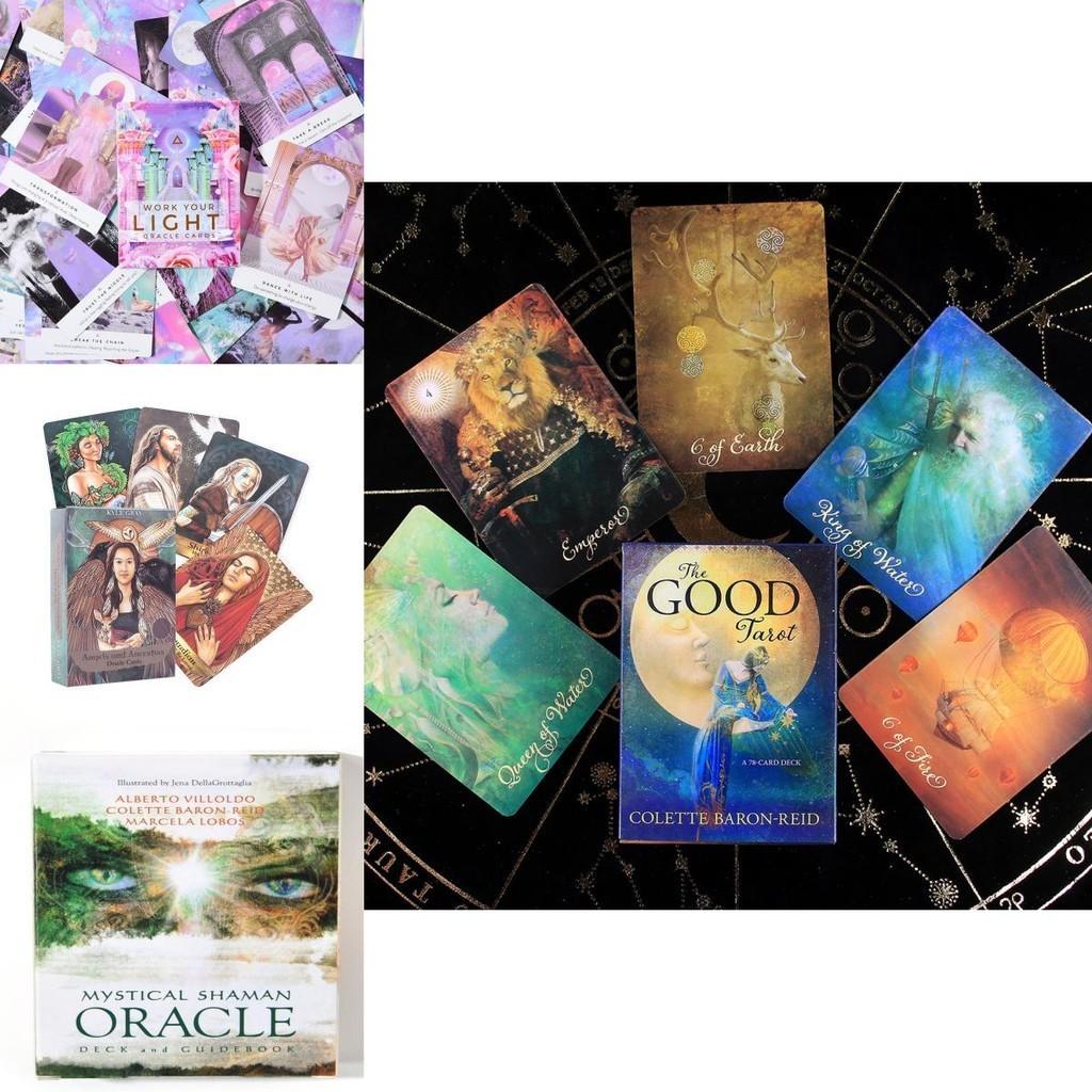 Завораживающая колода карт Таро на английском языке с потрясающими визуальными эффектами и яркими цветами для магических игр