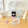 Оригинальный дизайн прозрачные ПВХ сумки для хранения для женщин сумка для хранения куклы каваи с красочным шнурком дисплей плюшевой куклы 2025 новинка