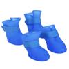 4pcs Flexible Pet Rain Boots Waterproof Waterproof Dog Boots Dog Rain Shoes  Outdoor Travel