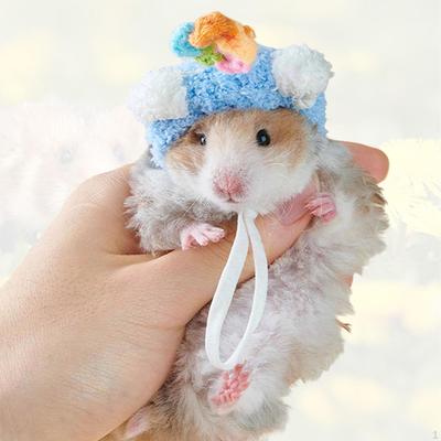 Шапка хомяка Домашний питомец Косплей Аксессуар Подарки Мультяшный Удобный Ручной работы Нарядный Головной убор Головной убор