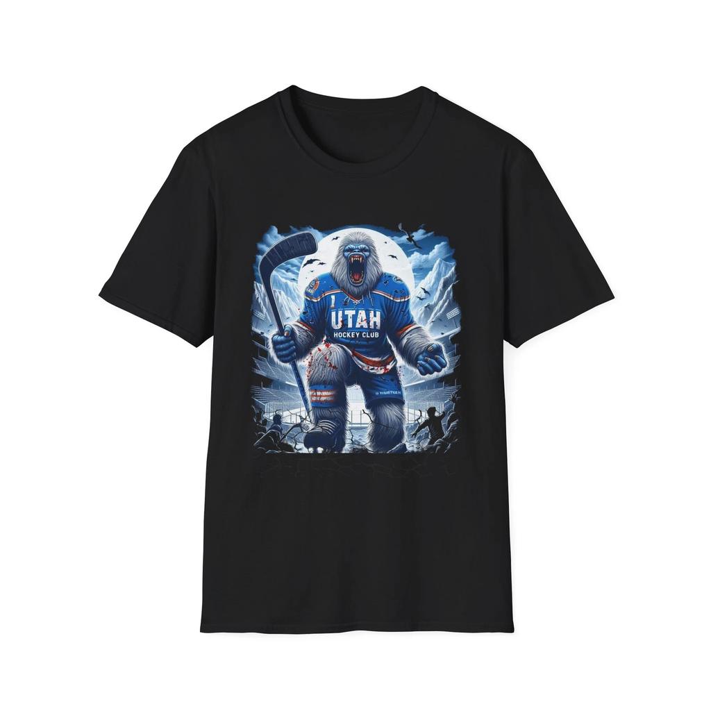 Chilling on Ice - Utah Hockey Club Horror Mashup T-Shirt