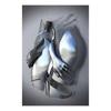 Romantic Abstract Metal Figure Statue Wall Art Canvas Painting Modern Living Room Interior Home Decoration Wall Painting Poster