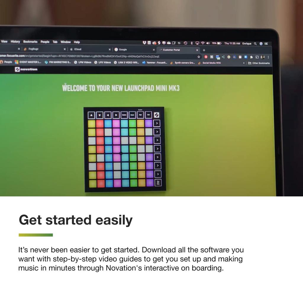 Novation LaunchPad Mini MK3 MIDI-контроллер LaunchPad Mini
