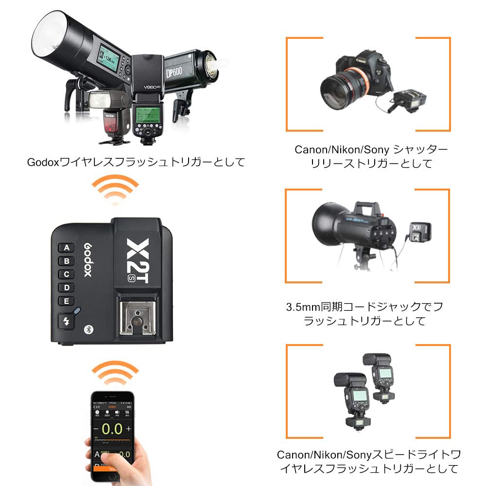 Авторизованный агент Японская инструкция GODOX для Sony Передатчик Вспышка Trigger Commander Совместимость с Sony Digital Camera TTL Высокоскоростная синхронизация Godox