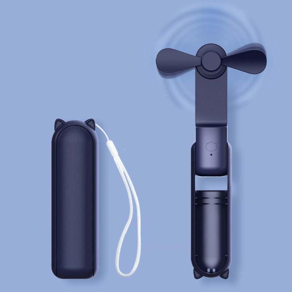 3 Speed Portable Mini Handheld Fan Adjustable Strong Wind Electric Fan for Women