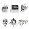 Stainless Steel Mousse Ring Cake Mold Baking Tools Kitchen Bakeware Cake Molds DIY Cupcake Salad Dessert Cake Decorting Tools