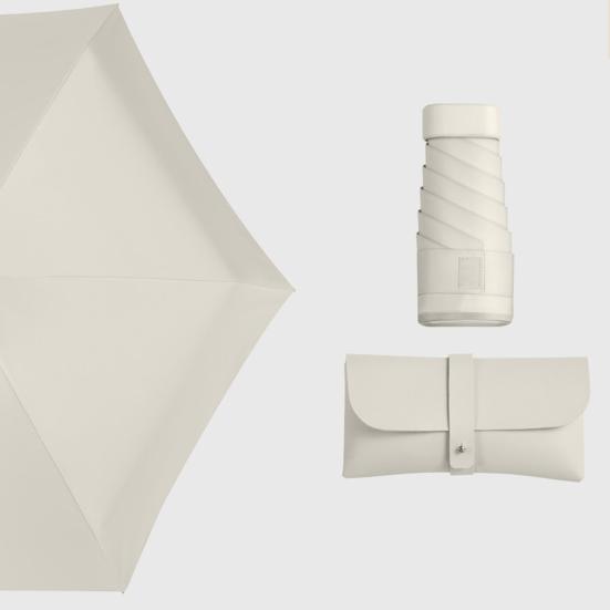 Мини-зонт с защитой от УФ-излучения, портативный солнцезащитный зонт, ветрозащитный, легкий, водонепроницаемый, складной зонт от солнца и дождя