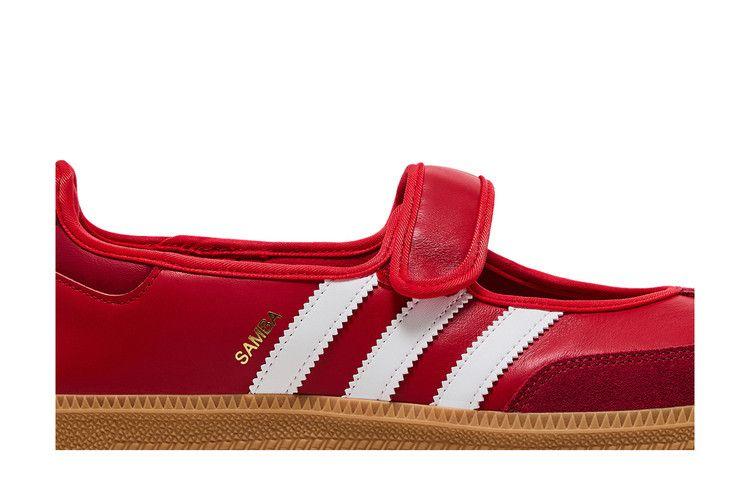 Женские кроссовки adidas Samba Jane Алый Белый Резина (Женский) Лучший Алый/Командный Победный Красный/Резина 3