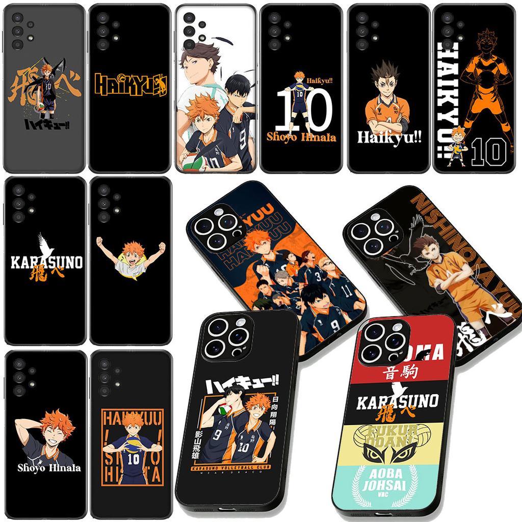 Чехол для телефона Haikyuu Шоё Хината Карасуно для Samsung Galaxy A06 A05 A14 A50 A51 A52 A12 A13 A23 A70 A07 A25 A26 A72 A56