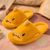 Fluffy Slipper Mans Cotton Shoe Home Cute Cartoon Plus Velvet Thickening Couple Shoes Soft Comfortable Anti-slip Women Slippers