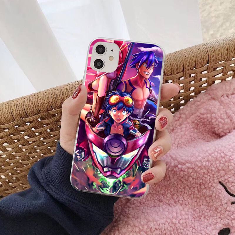 Чехол Tengen Toppa Gurren Lagann для iPhone 11 12 13 mini pro XS MAX 8 7 6 6S Plus X 5S SE 2020 XR
