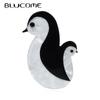 Handmade Acrylic Animal Penguin Brooches for Women Men Lovely Sitting Pet Casual Party Brooch Pin Jewelry Accessories