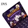 Non Repeating Halloween Baubles Advent Calendar 2026, 24 Day Ghost Countdown with Miniature Figurines Collectible Figures, Gifts for Kids Boys Girls,
