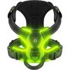 LED Glowing Luminous Dog Harnesses Essential for Dog Walking Safety At Night Dog Vest with Three LED Light Modes Rechargeable