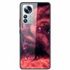 Luxury Cover for Xiaomi 12T Pro Flowers Tempered Glass Case for Xiaomi 12T TPU Bumper Xiaomi 12 T Hard Black Cover Colorful Capa