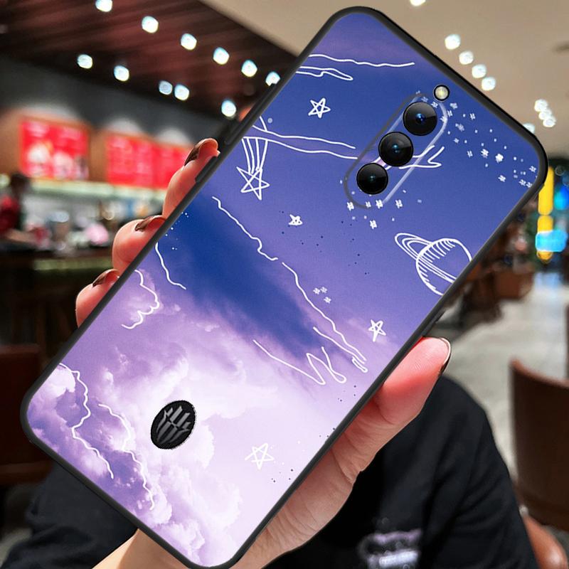 Фиолетовый эстетичный чехол для ZTE Nubia Red Magic 10S 10 8 9 8S 9S 11 Pro Plus 5G 6R 6 7 6S 7S Pro 10 Air