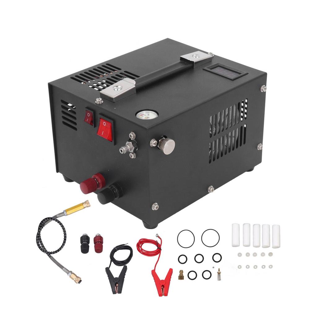 Воздушный компрессор PCP 30MPA 0.5L Высокое давление PCP Компрессорный насос с комплектом фильтров DC12V