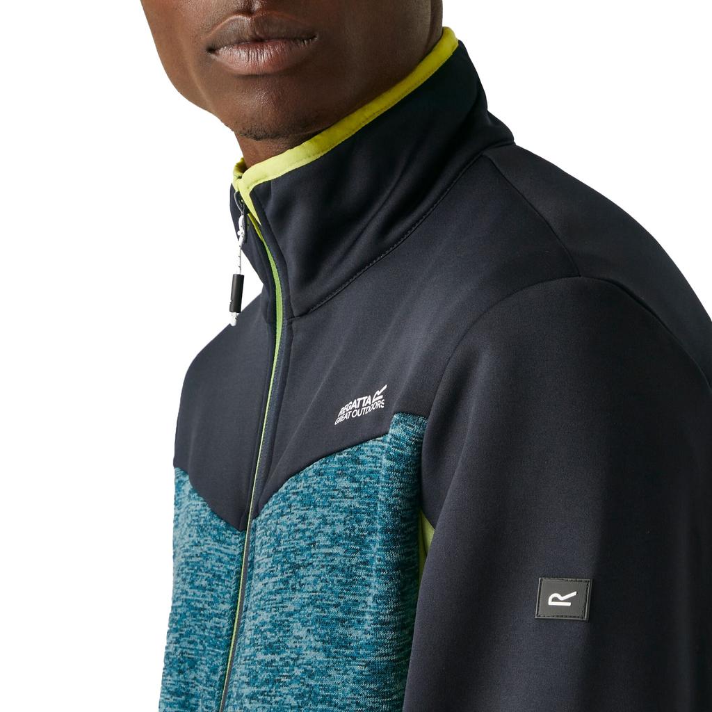 Regatta Mens Coladane VI Marl Full Zip Fleece Jacket