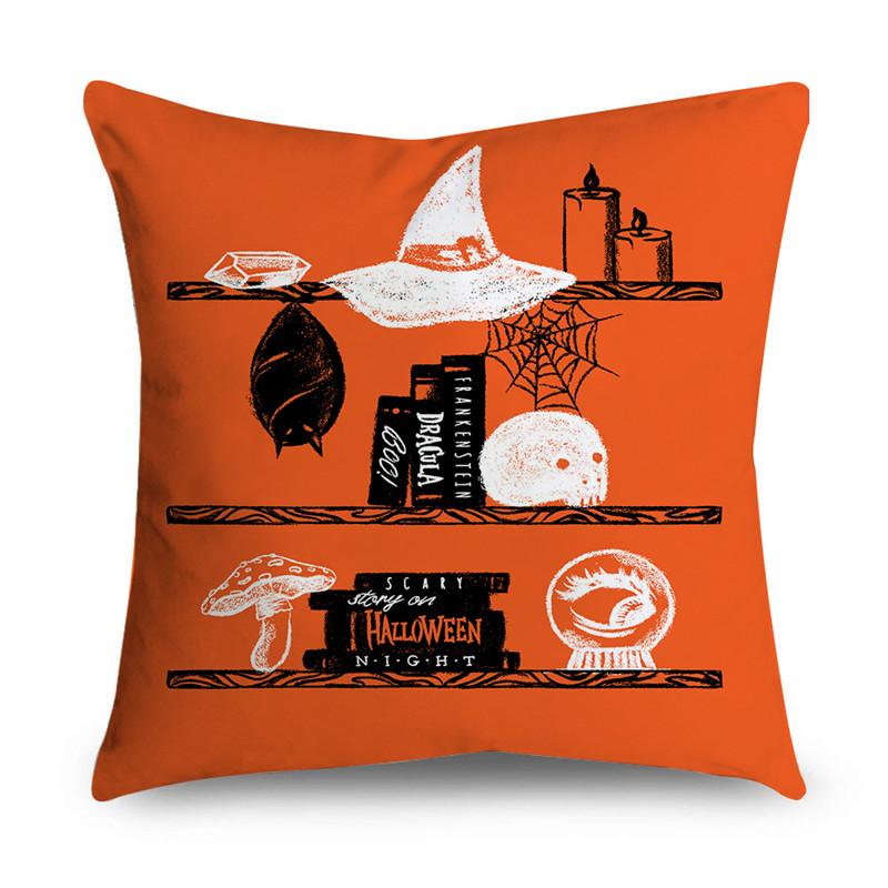 Хэллоуин тема ужас тыква мастер принт узор наволочка дома гостиная диван украшения квадратный пледы наволочка