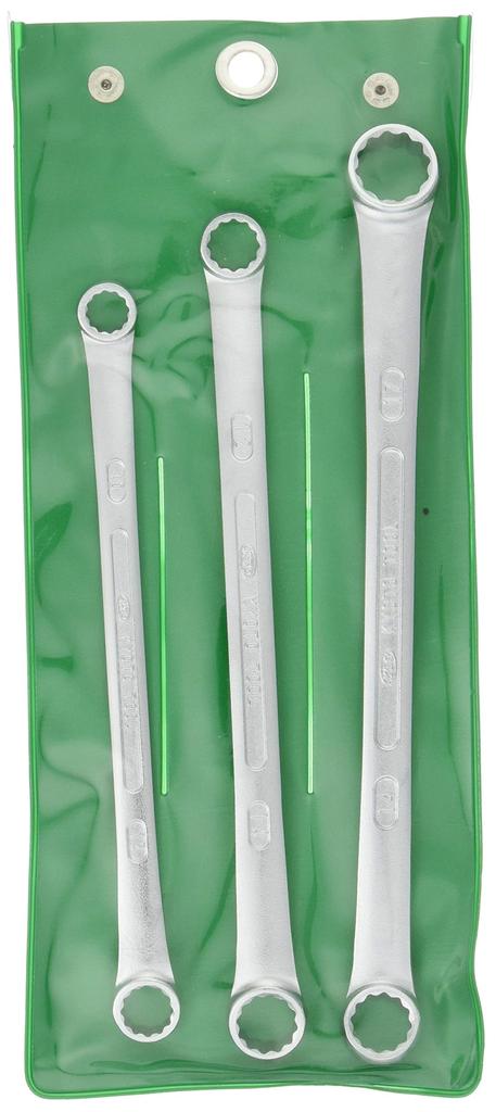 Набор из 3 длинных торцевых ключей Kyoto Machinery Tools с углом наклона 15 градусов M1513 (КТК)