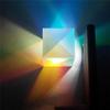 Prism Six-Sided Bright Light Combine Cube Prism Stained Glass Beam Splitting Prism Optical Experiment Instrument