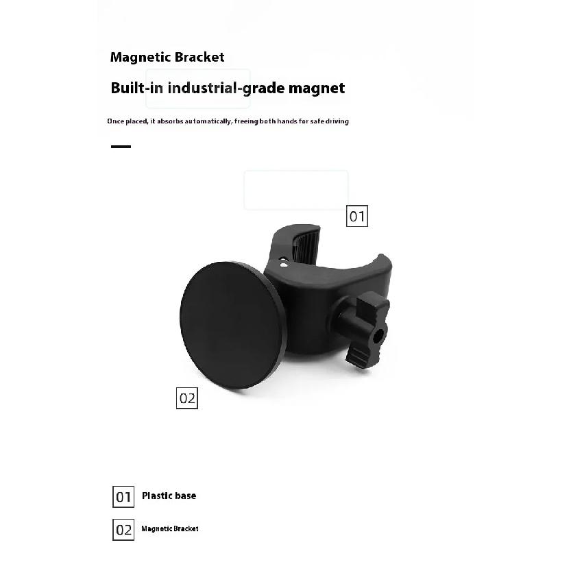 For Nissan Patrol Car Phone Holder Magnetic Gravity Cup Holder A-pillar Rotatable Navigation Mount Car Interior Accessories