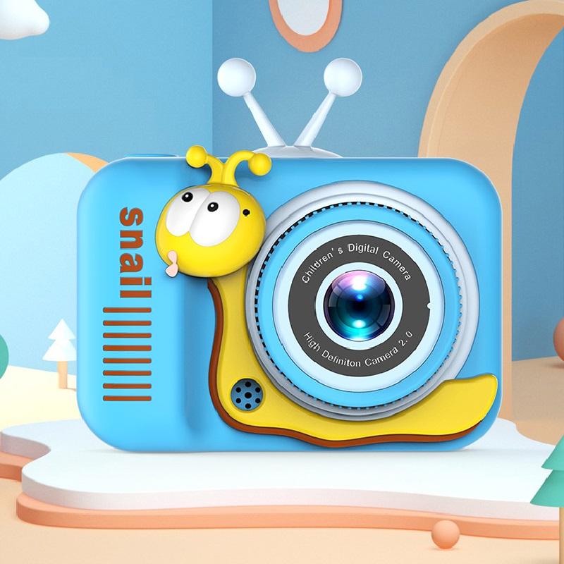 Детская камера Цифровая камера 20 МП Камера для детей Селфи 4-кратный цифровой зум 2,0-дюймовый экран Двойные линзы