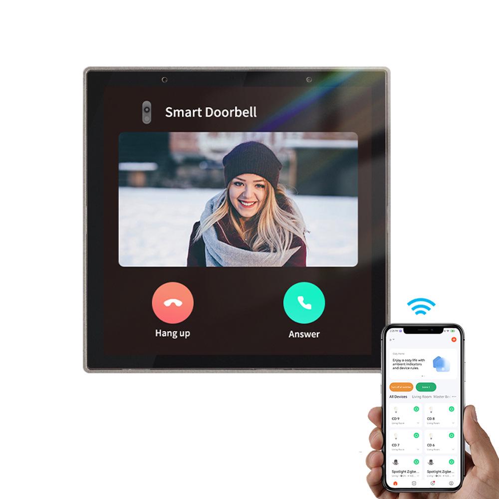 Graffiti 4" Smart Home Control Panel with ZigBee Gateway & Alexa Voice Command