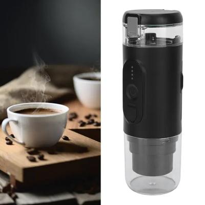 2 в 1 Портативная кофемашина с зарядкой через USB, дорожная кофеварка, ручная кофеварка E Spresso для уличного автомобиля, офиса