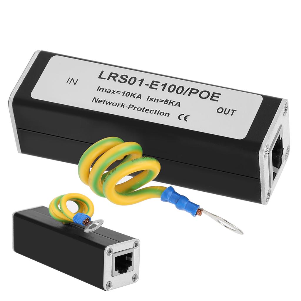 Сетевой разрядник POE IP-камера Устройство защиты от перенапряжения Thunder Surge Protector Быстрое реагирование Приложение безопасности