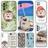 Черный чехол из ТПУ для Samsung Galaxy A03 SM-A035 A03 Core A03S A13 A23 LTE A33 A53 A73 4G 5G Hedgehog