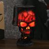 Хэллоуин Готическая Лампа Череп USB Вилка Лава Скелет Украшения Для Дома Настольные Орнаменты Подарок