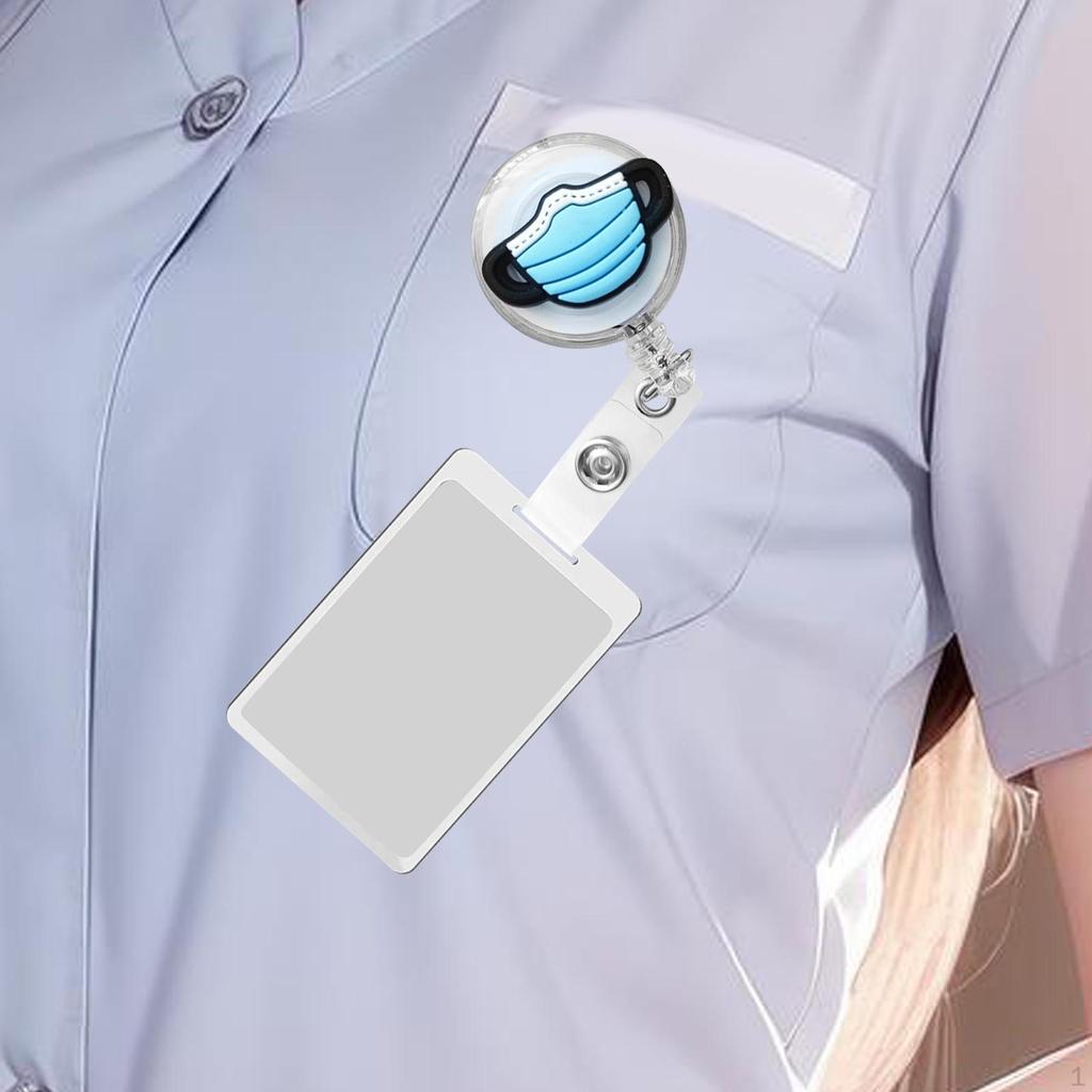 Держатель катушки для бейджа, ID, милая бирка-ключ-карта для медсестры для ухода за больными