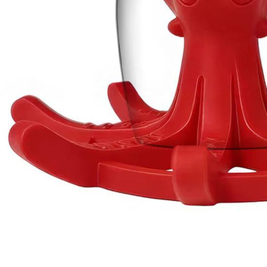 Octopus-Shaped Cup Drying Rack with 8-Arm Creative PLA Water Bottle Holder for Mugs Glasses Tumblers Space-Saving Countertop Organizer for