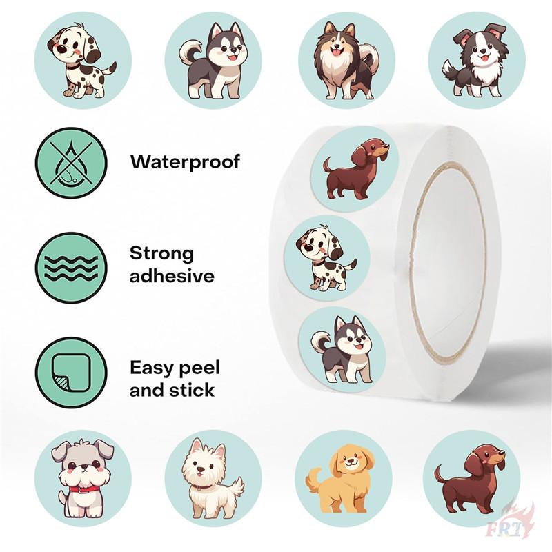 500 шт./рулон Q Pet Dogs Kids Rewards Stickers - DIY Scrapbooks Декор Альбом Запечатывание Этикетки Наклейки