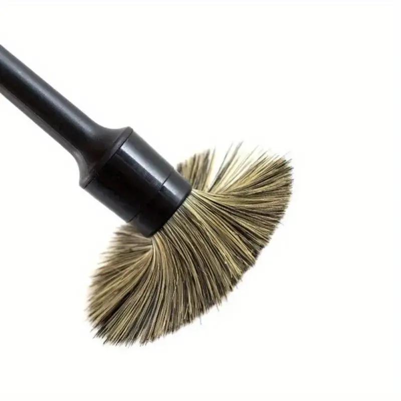 3 шт. Щетка для чистки экстерьера и интерьера автомобиля, щетки из щетины кабана для чистки автомобиля, инструменты для чистки деталей автомобиля, щетка для чистки приборной панели