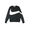 Nike Толстовка с круглым вырезом и логотипом Big Swoosh, мужская толстовка, черная AR3089-012