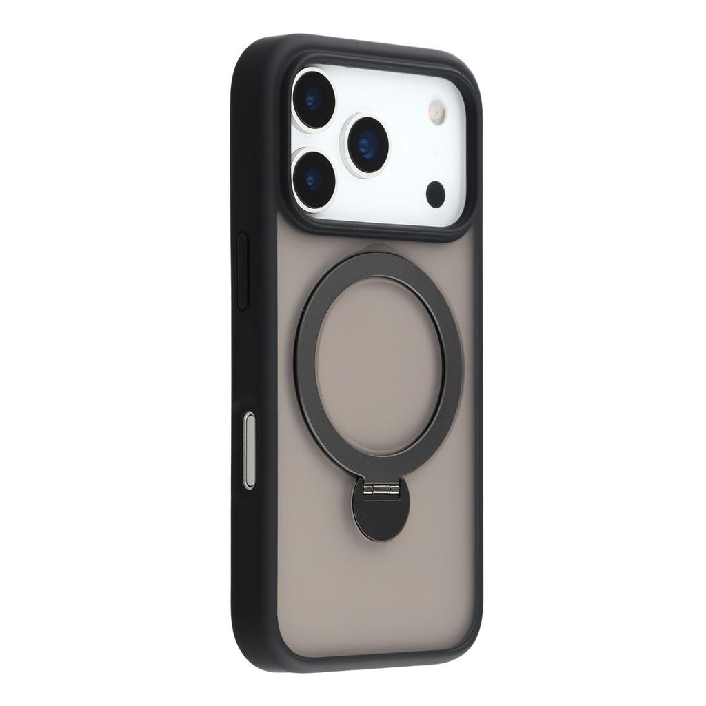 For iPhone 17 Pro Case Rotating Kickstand TPU+PC Magnetic Phone Cover