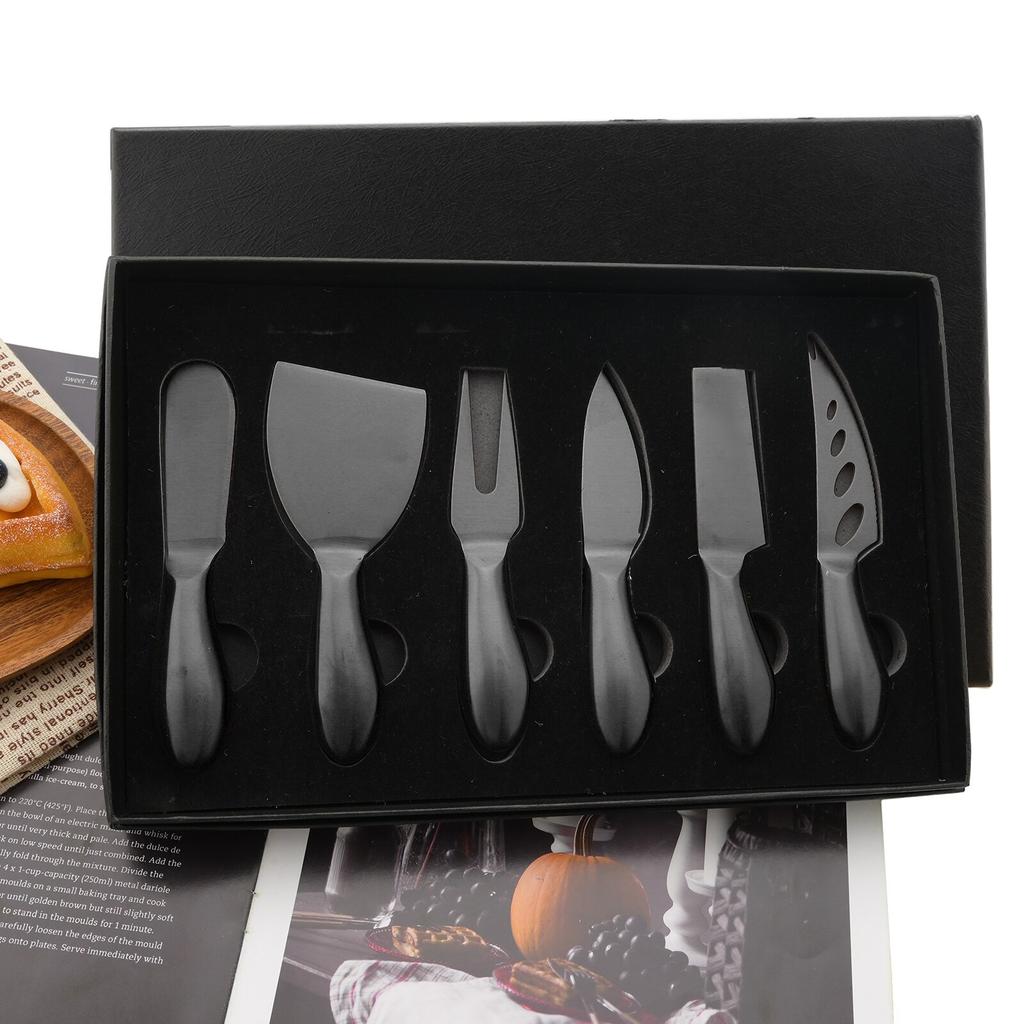 Premium Exquisite 4/6pc Cheese Slicer Cutter Knife Creative Sharp Knife Cheese Kitchen Tool Cake Spatula Butter Knife Cheese Set