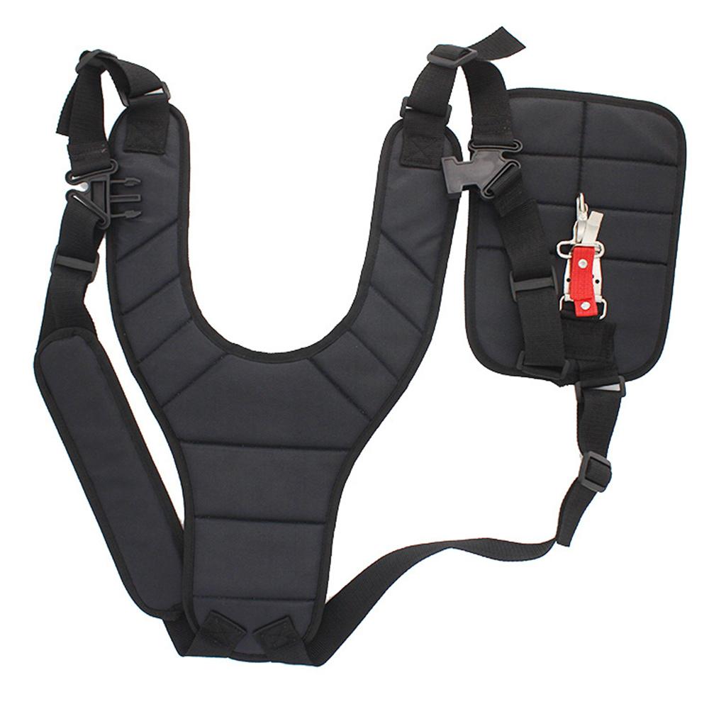 Удобный триммерный ремень с двойной плечевой лямкой для кустореза