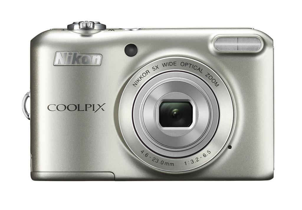 Nikon COOLPIX L28 Digital AA Battery Silver Camera, 20.05 Megapixels, Compatible, (L28SL)