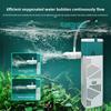 4-in-1 Ultra Quiet Submersible Aquarium Filter with Built-in Air Pump, Waste Suction & Water Circulation for Mini Tank
