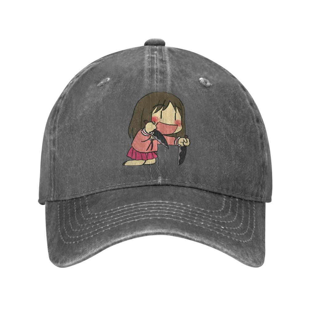 Summer I Draw Double Knife Osaka Funny Azumanga Daioh Baseball Cap Sun Washed Trucker Hat UnisexTeens y2k Snapback Cap