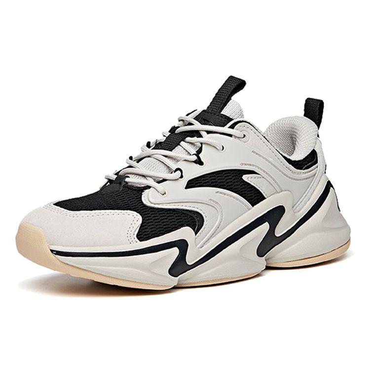 Anta Повседневные дышащие кроссовки с низким верхом женские кроссовки черные серые 12918881-5