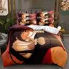 Naruto Bedding Suit Quilt Cover 3D Printed Bedroom Bed Cover Bedclothes 2/3pcs Anime Cartoon Room Decoration Xmas Gift
