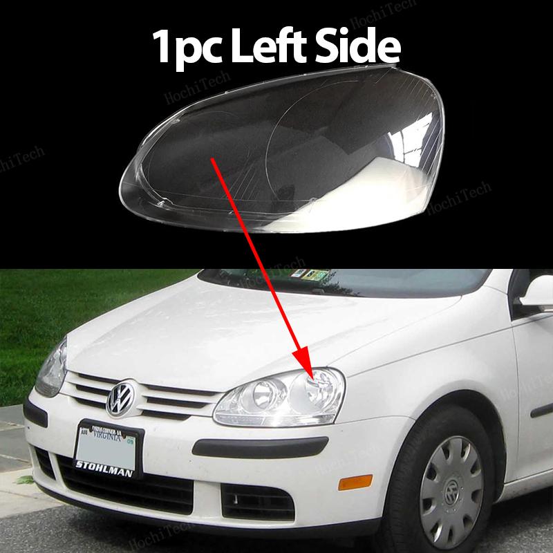 Крышка фар для VW Golf 5 MK 5 Jetta A5 GT GTI R32 2005-09 Прозрачный корпус Передние фары Линза Оболочка Стеклянная крышка лампы