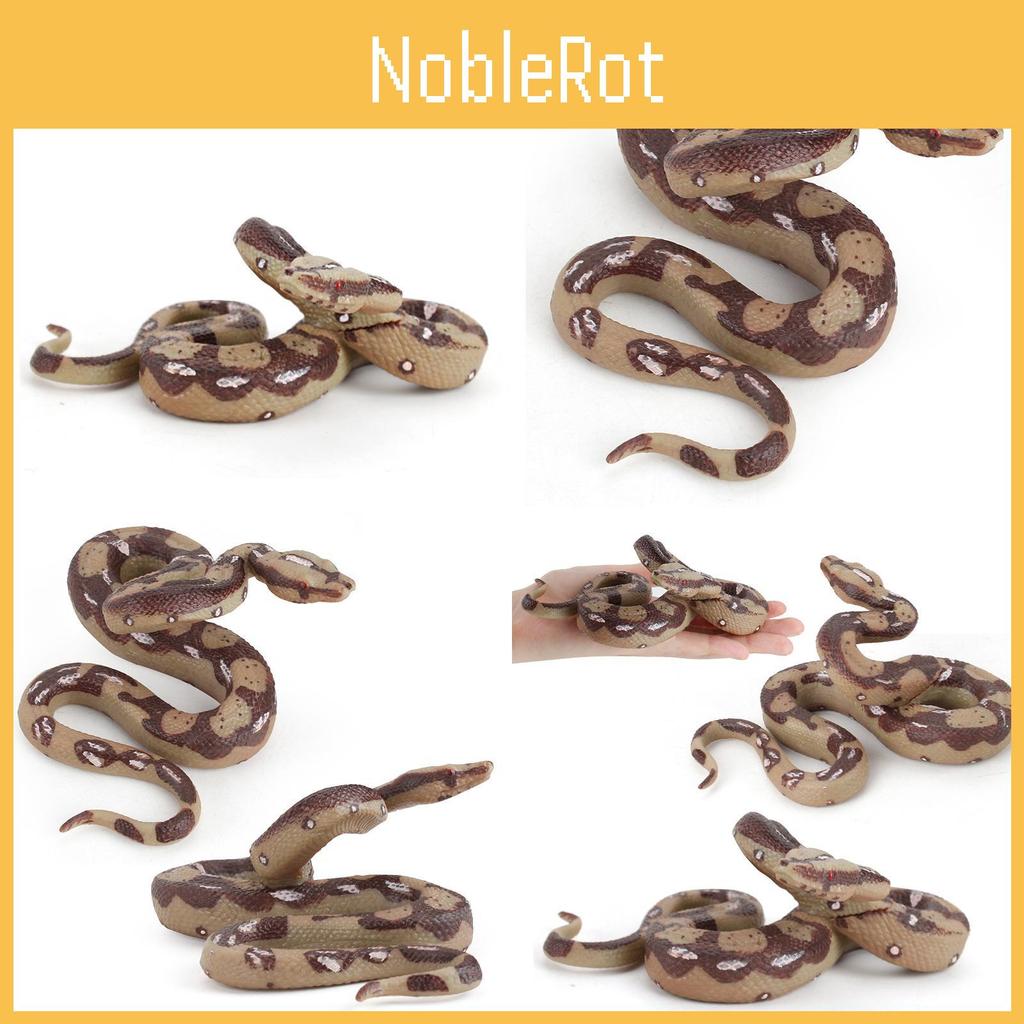 Lifelike Pvc Large Python Snake Model For Imaginative Play And Display