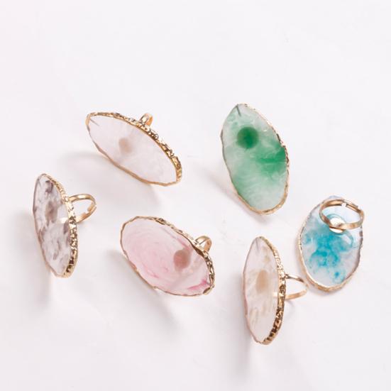 Палитра для нейл-арта Yousheng Регулируемая Высокая прочность Многоразовая Легко чистить Многоцелевая Смешивание цветов Смола Кольцо на палец Палитра для смешивания лака для ногтей