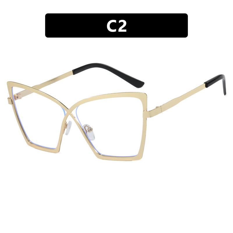 Butterfly X Metal Vintage Big Sunglasses Women Luxury Brand Designer Sun Glasses Popular Outdoor Travel Oversized Eyeglasses UV