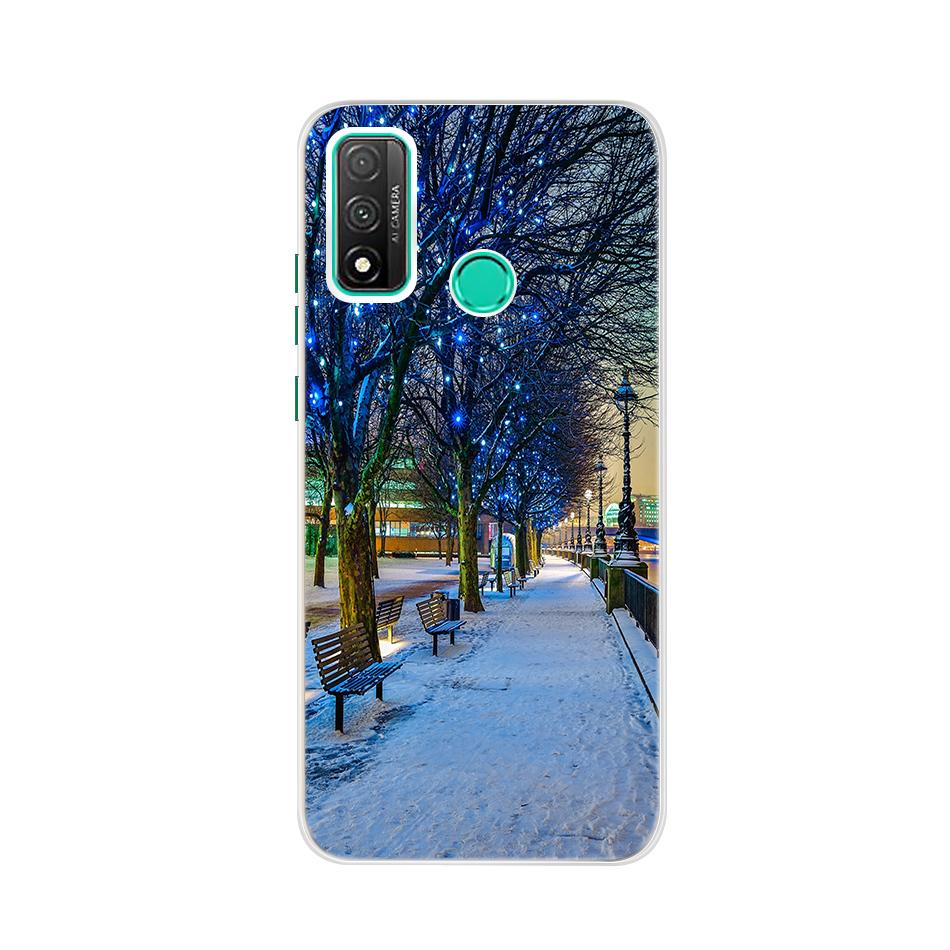 Phone Case For Huawei P smart 2020 Case TPU Silicon Soft Painted Coque Huawei Psmart 2020 POT-LX1A 6.21" Cover Bumper Cases capa